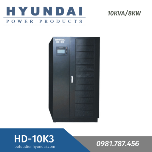 Bộ lưu điện UPS 10KVA Hyundai HD-10K3